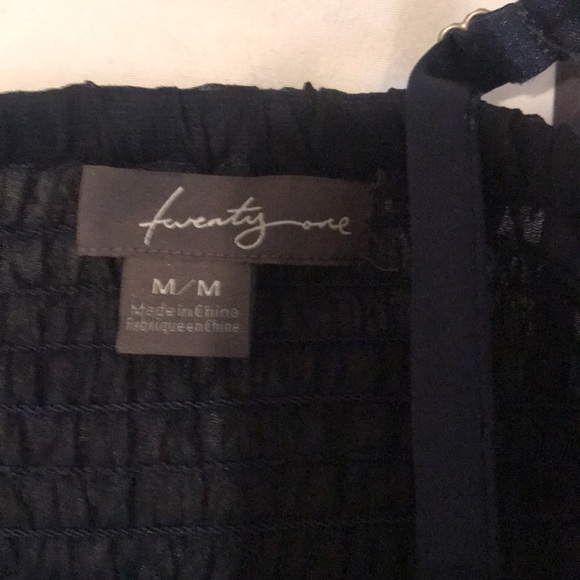 Beautiful Forever 21 dress dark navy blue! - Picture 6 of 9